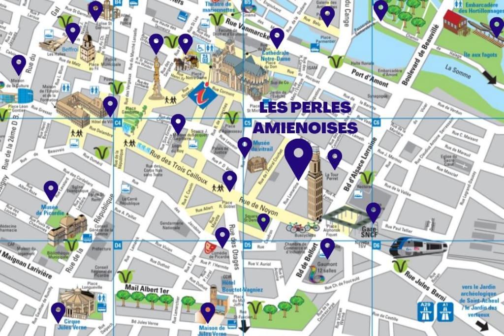 Les Perles Amienoises Gold Pearl Hyper Centre Lejlighed Amiens Eksteriør billede